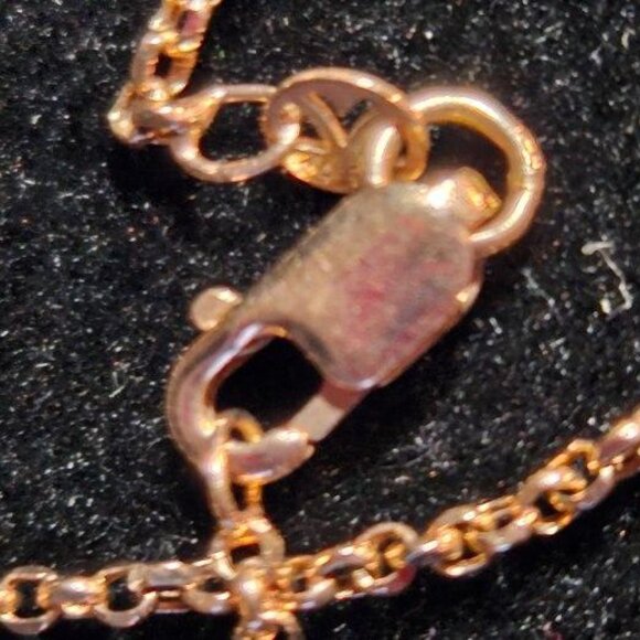 NIB 14k Le Vian rose gold chocolate diamond necklace and earring set - Picture 11 of 16